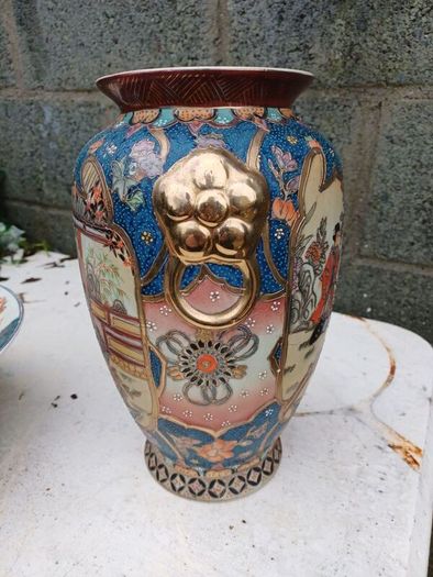 Antique Japanese Bowl & Vase