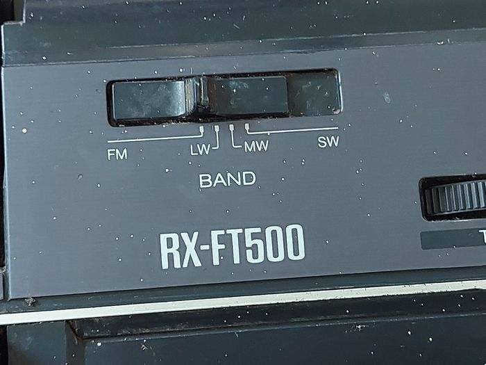 Panasonic Stereo Radio Cassette Recorder, Model RX-FT500, Dual Tape Deck and Radio, Vintage, in very good condition