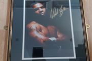 Autographed Mike Tyson 10x8 Photo Nicely Framed (Real Glass) Boxing Memorabilia with COA