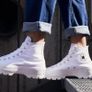 White chunky converse lugged Image 2
