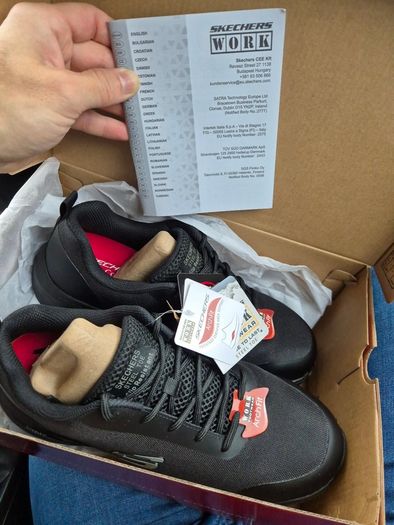Skechers Work Arch Fit Steel Toe Safety Trainers - Brand New