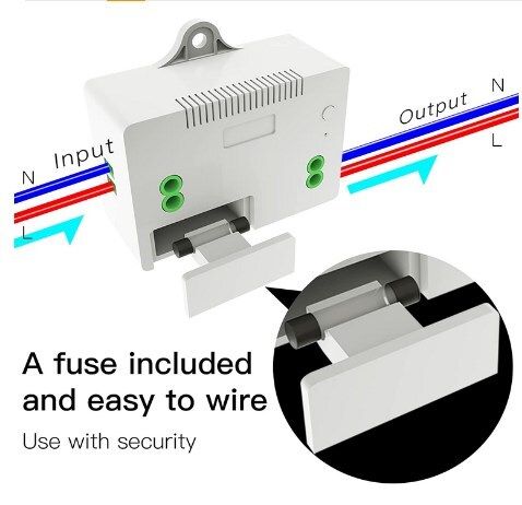 MOES Wireless Light Switch Kit, Kinetic Switch, No Wiring No Battery Easy Installing, Outdoor Remote Control