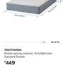 Double mattress - IKEA Vagstranda - delivery possible Image 3