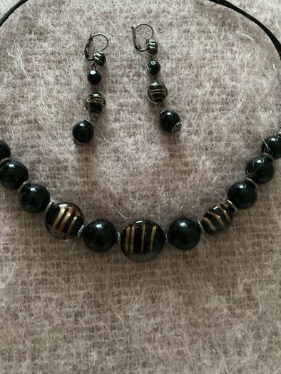 Necklace with matching Earrings
