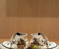 CONVERSE x Scooby-Doo Easy-On Chuck Taylor All Star Toddler High Top UK 6 Very Good + Box