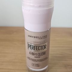 Maybelline New York 4-in-1 Make Up with Concealer, BB Cream, Highlighter and Primer, for a Perfect Complexion, Foundation with Light Coverage, Instant Perfector Glow, No. 00 Fair Light, 20 ml