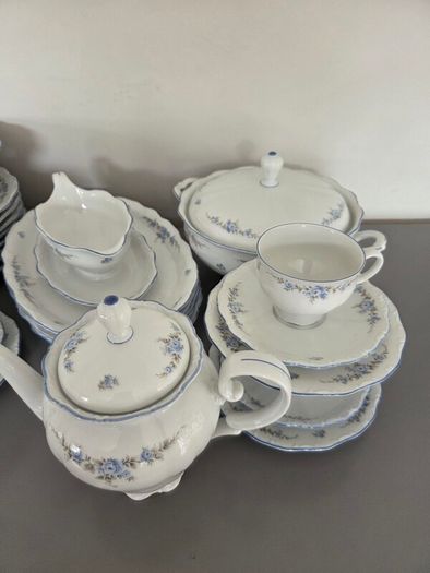 61 Piece Dinner Set Bavaria Rose