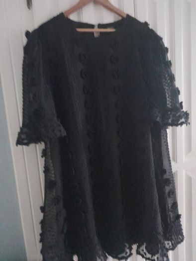 Boohoo Black Dress Midi