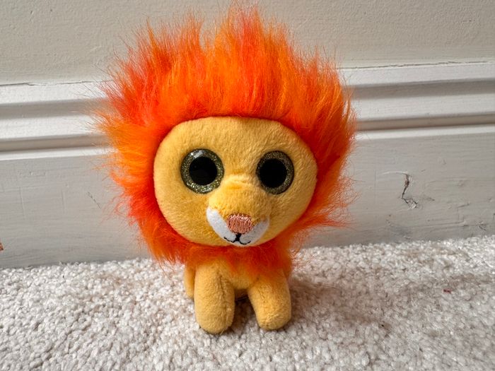 Bushy Teenie Beanie Boos Lion McDonalds 2017 approx. 8 cm. Used Please see photos