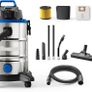 30L Wet Dry Workshop Vacuum Cleaner with Power Socket Image 3
