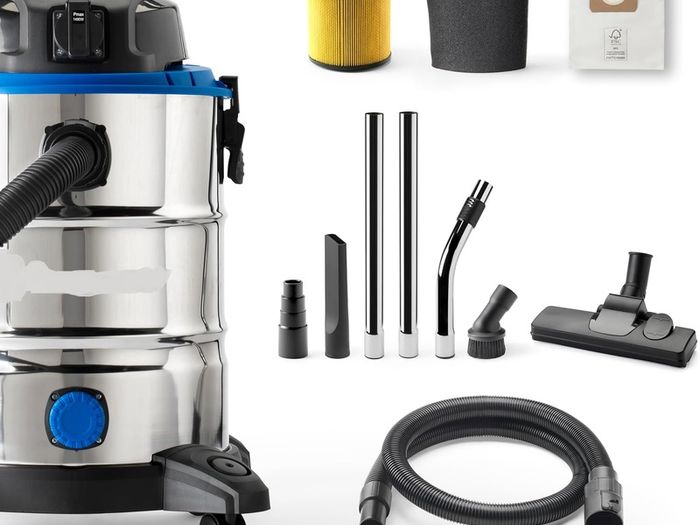 30L Wet and Dry Vacuum Cleaner with Power Take Off