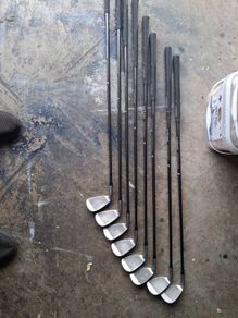 full set of graphite clubs (4 to sw)