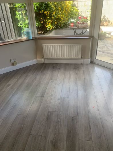 Wood flooring and stair covering