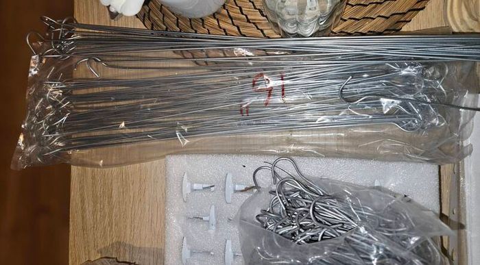 Bundle of Wire Ties Hooks