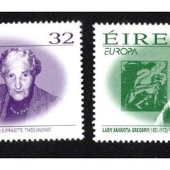 1996 Ireland Europa Famous Women Commemorative Stamps Mint Never Hinged (MNH)