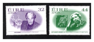 1996 Ireland Europa Famous Women Commemorative Stamps Mint Never Hinged (MNH)