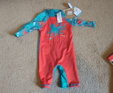 baby swimsuit UV suit BNWT 12-18months