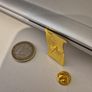 Ukraine Flag Enamel Pin Lapel Badge Image 4
