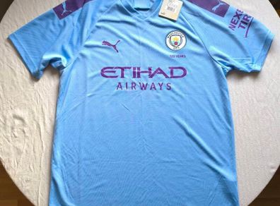 Brand New 2019/20 125Years Manchester City Puma Jersey Size XL Adults
