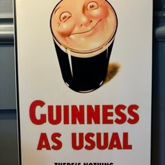 Guinness Tin Metal Sign