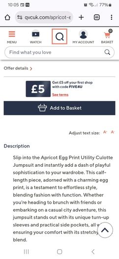 BNWT Apricot Egg Print Utility Culotte Jumpsuit