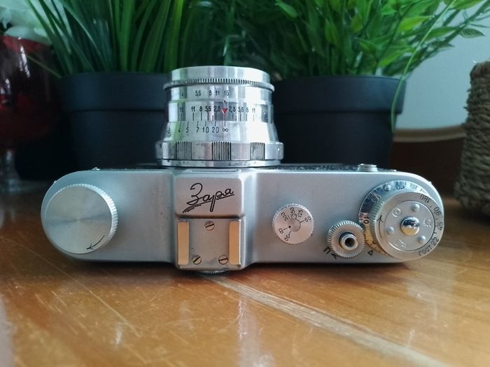 Zarya Cla'D Refurbished, USSR Russian 35mm Leica Copy film camera, 0076869