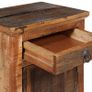 Nightstand Solid Acacia Reclaimed Wood Image 8