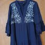 Vera Moda Lined Navy   Dress. S. L 14/16.   B.N.W.T Image 2
