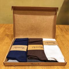 Mysocks Unisex Luxury Knee High Socks Gift Box Set ,6 Pack, Dark 8-11 - Premium Cotton Blend Ribbed Dress Socks, Brand New Multi-Color Bundle