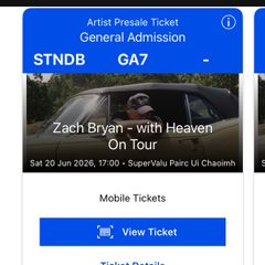 Zach Bryan Tickets