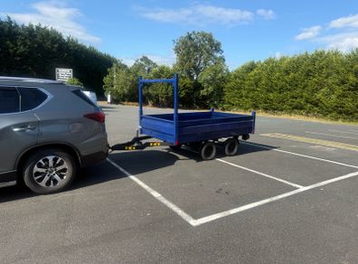 steel car trailer
