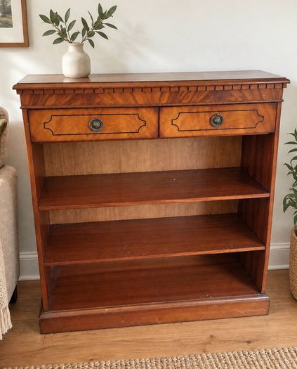 Traditional Bookcase with 2 Drawers