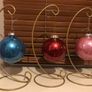 Personalised glitter Christmas baubles Image 5