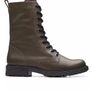 Clarks Olive Green Leather Boots size 37.5 UK 4.5 Image 2