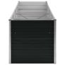 Garden Raised Bed Anthracite 320x80x77 cm Galvanised Steel Image 4