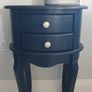 Navy Vintage Style Side Table Image 6