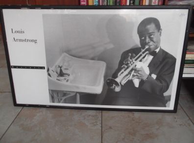 Louis Armstrong, vintage poster, vintage print,