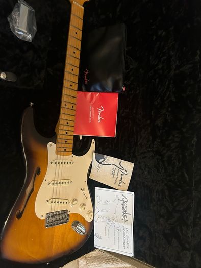 Fender Eric Johnson Thinline Stratocaster & Original case.