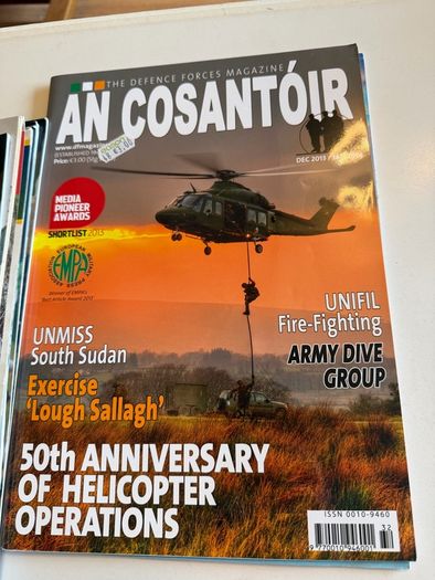 An Cosantoir. Irish Defence Forces Magazine Bundle. 11 in Total.