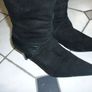 VAN DAL Black Boots Suede Leather Knee High Boots. Uk 6 Eu 39. Immaculate Image 5