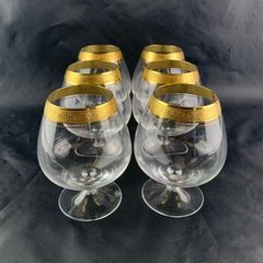 Mid century Theresienthal Cognac glasses