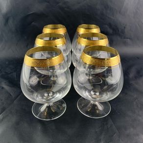Mid century Theresienthal Cognac glasses