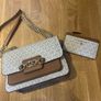 Michael Kors Beige & Gold Handbag Image 9