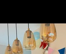 Light fitting - 4 pendant ceiling light