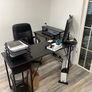 Complete Home Office Study Setup - Desk Chair Monitor Image 2