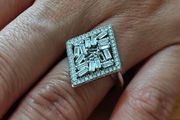 Sterling Silver Ring - Size O - Stamped for Silver (S63)