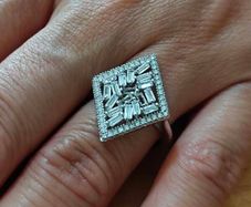 Sterling Silver Ring - Size O - Stamped for Silver (S63)