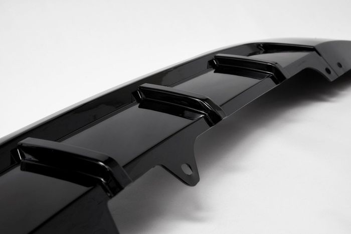 BMW 5 Series F10 Gloss Black Rear Diffuser Twin Exhaust M-Sport ONLY 10-16