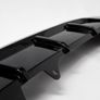 BMW 5 Series F10 Gloss Black Rear Diffuser Twin Exhaust M-Sport ONLY 10-16 Image 2