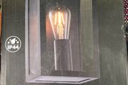 2 Brand New Outdoor Wall Lights (black) all Boxed